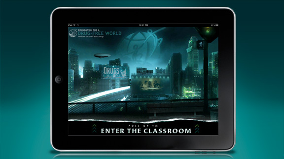 Full interactive classroom environment built to facilitate several learning environments, providing tools for both the teacher and the student.